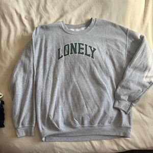Lonely Ghost Gray Sweatshirt